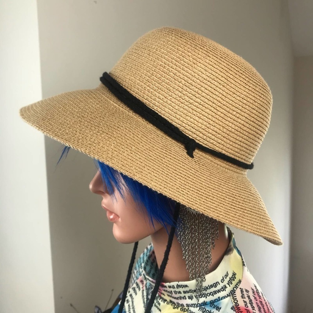 Straw Hat, FurTalk, one size - Picture 3 of 5